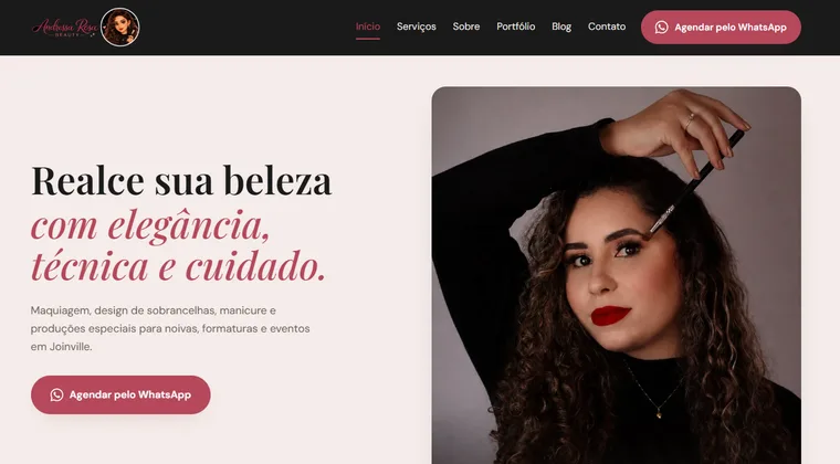 Site Andressa Rosa Beauty